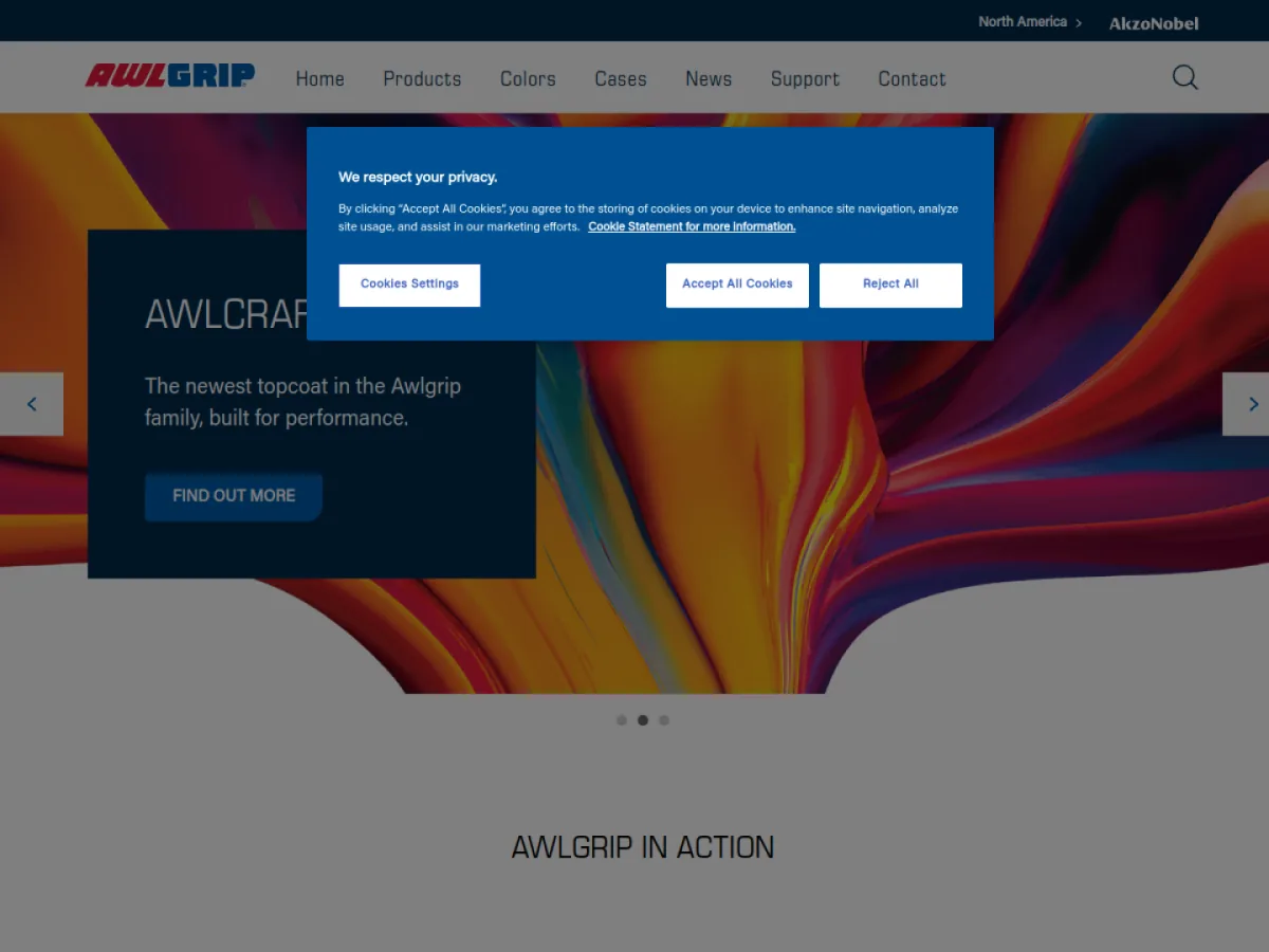 Awlgrip desktop interface