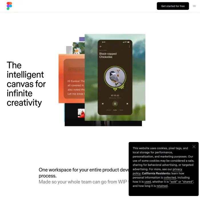 Figma — desktop interface