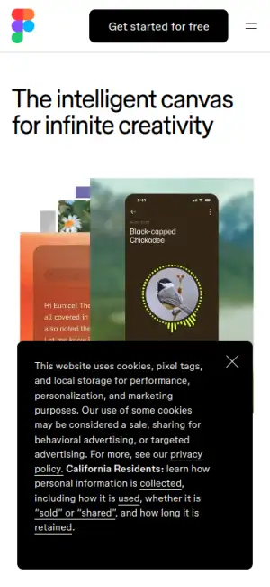 Figma — mobile interface
