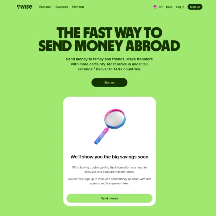 Wise — desktop interface
